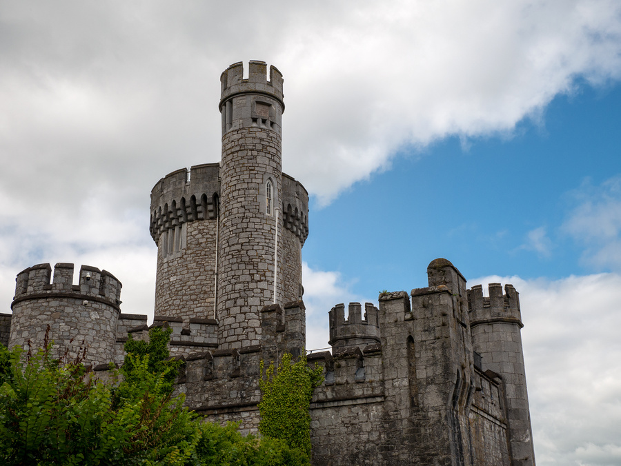 Old celtic castle tower, Blackrock castle in Ireland. Blackrock